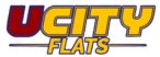 Ucity Flats Red and Yellow logo, Philly, PA